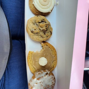Crumbl - Evans - Couldn't wait to get a picture too delicious! Oatmeal, Buttermilk Pancake, Chocolate Chip, and Cinnamon Roll. - Bakeries Near Me - Evans, Georgia Crumbl - Evans - Couldn't wait to get a picture too delicious! Oatmeal, Buttermilk Pancake, Chocolate Chip, and Cinnamon Roll. - Bakeries Near Me - Evans, Georgia