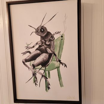 Cricket Club - Bathroom art - American Near Me - Cape May, New Jersey Cricket Club - Bathroom art - American Near Me - Cape May, New Jersey