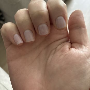 Nail Lounge - Different shaped nails, horrible polish - Nail Salons Near Me - Rochester, Michigan