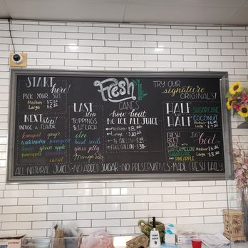 Fresh Cane Juice - Menu - Juice Bars & Smoothies Near Me - Rosemead, California