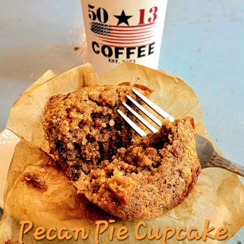 5013 Coffee - Pecan Pie Cupcake & hot coffee! A delicious stop & go! - Coffee & Tea Near Me - Rockwall, Texas 5013 Coffee - Pecan Pie Cupcake & hot coffee! A delicious stop & go! - Coffee & Tea Near Me - Rockwall, Texas