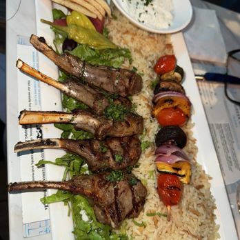 Greek Bistro - Lamb Chops Plate - Greek Near Me - Glendale, California