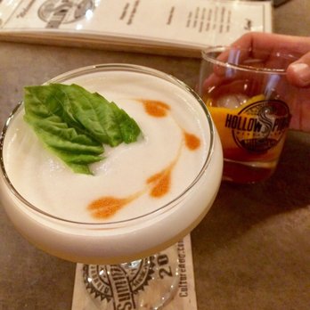 Hollow Spirits Distillery - Pretty Peach I think and something citrus and whiskey mostly. Both amazing - Beer, Wine & Spirits Near Me - Albuquerque, New Mexico