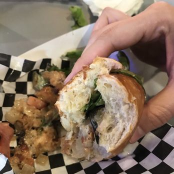 403 EATS - Grilled chicken sandwich from POCKet to me. Messy but WORTH IT! - Food Trucks Near Me - Tomball, Texas