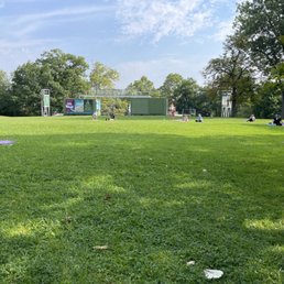 Getting ready for ymca yoga in the park - it's free!!!