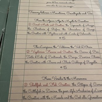 Il Ricettario - Menu - Tuscan Near Me - Florence, FI Il Ricettario - Menu - Tuscan Near Me - Florence, FI