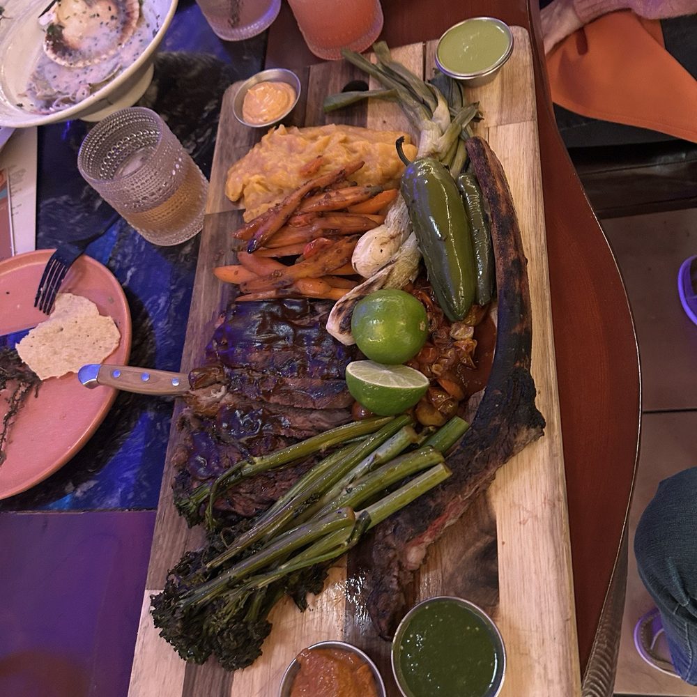 Durango Cocina & Rooftop - Tomahawk steak plate - Latin American Near Me - Rancho Cucamonga, California