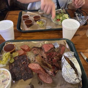 Hard Eight BBQ - This was our plate! 2 lbs. of deliciousness! - Barbeque Near Me - Coppell, Texas Hard Eight BBQ - This was our plate! 2 lbs. of deliciousness! - Barbeque Near Me - Coppell, Texas