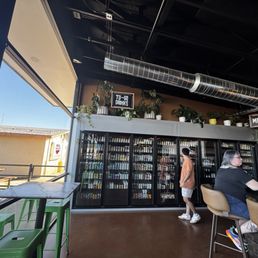 Massive cooler of beer choices! Massive cooler of beer choices!