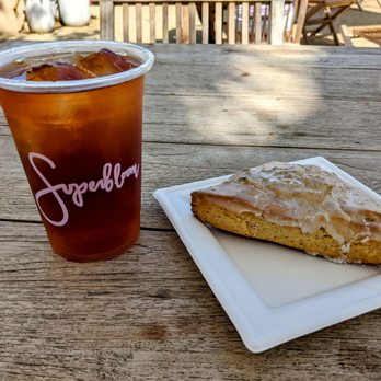 Superbloom - Iced Tea & Orange Lavender Scone - Coffee & Tea Near Me - San Diego, California Superbloom - Iced Tea & Orange Lavender Scone - Coffee & Tea Near Me - San Diego, California