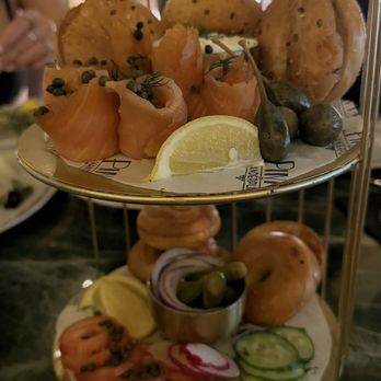 Pinky's By Vanderpump - Bagel Tower with Salmon - Cocktail Bars Near Me - Las Vegas, Nevada