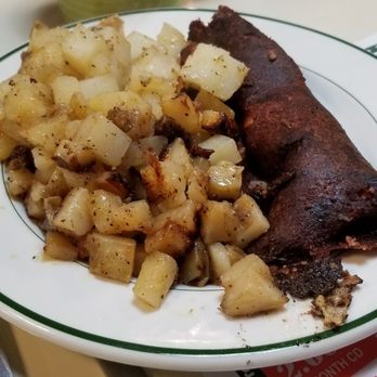 Dutton's Tyler Hill Diner - Corned beef hash and homefries. - New American Near Me - Tyler Hill, Pennsylvania