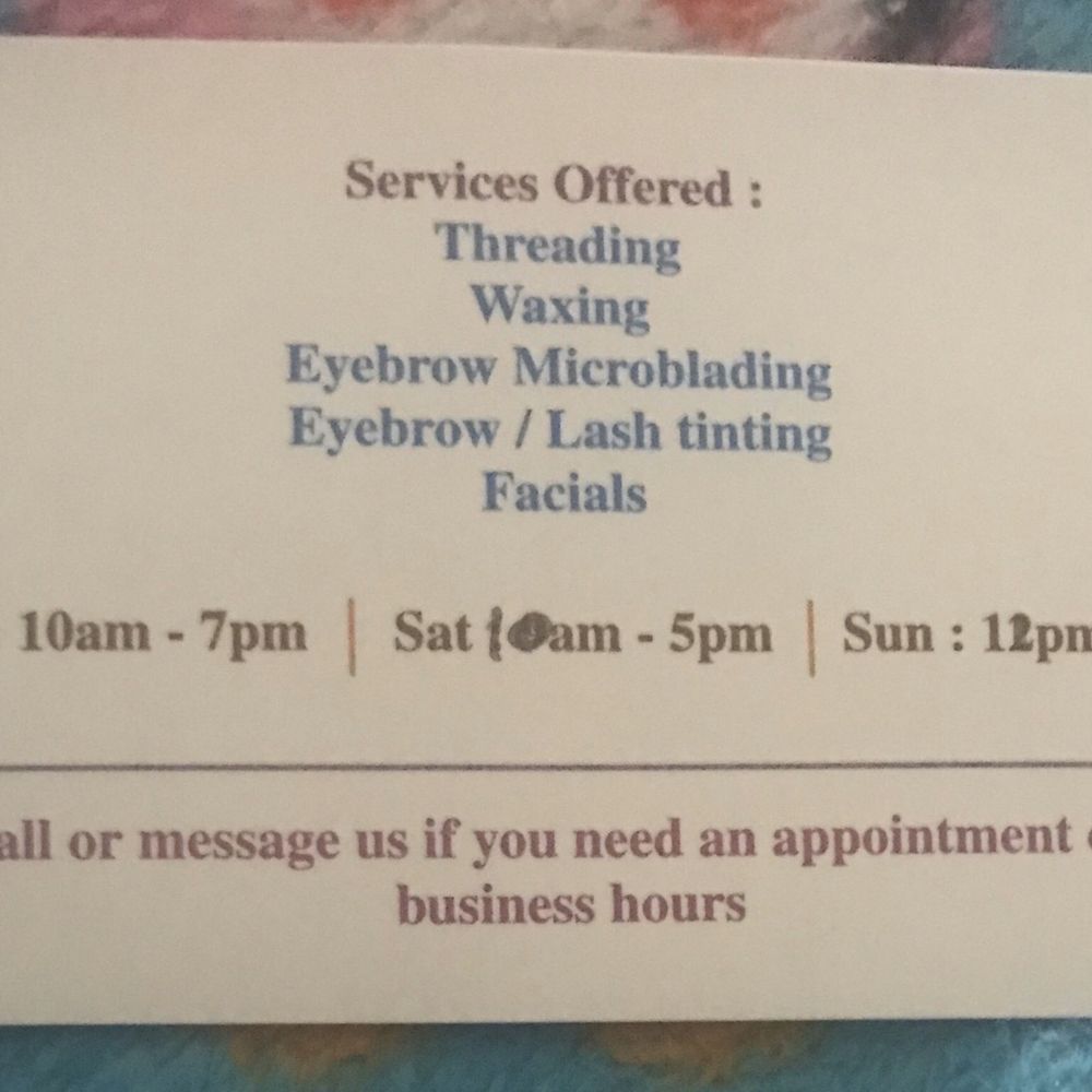 Eyebrow Threading by Rita - Threading Services Near Me - Zephyrhills, Florida Eyebrow Threading by Rita - Threading Services Near Me - Zephyrhills, Florida
