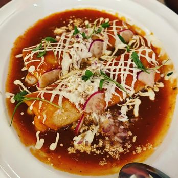 The Mexican - Enchiladas Camarones - Mexican Near Me - Dallas, Texas