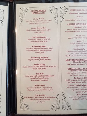 Menu photo 8 Victoria's Restaurant Rehoboth Beach, DE