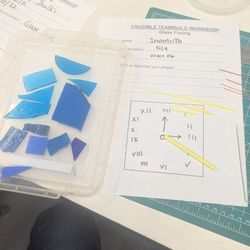 The Crucible - The beginnings of my fused glass tile