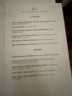 Menu photo 4 Kismet Restaurant Vancouver, WA