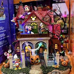 Costco Wholesale - A Disney Halloween house. Very cute, but not well made. You can see someone broke off Pluto's head.