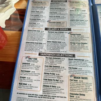 The Back Porch - Menu - Seafood Near Me - Destin, Florida The Back Porch - Menu - Seafood Near Me - Destin, Florida