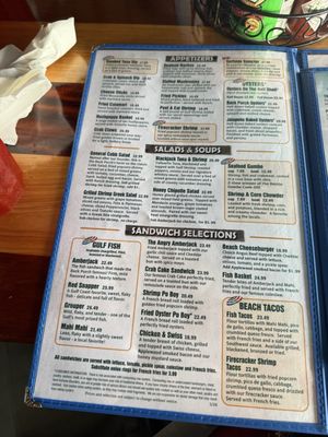 Menu photo 1 The Back Porch Destin, FL Menu photo 1 The Back Porch Destin, FL
