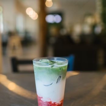 Medio Cafe - Strawberry Matcha - Cafes Near Me - Friday Harbor, Washington Medio Cafe - Strawberry Matcha - Cafes Near Me - Friday Harbor, Washington