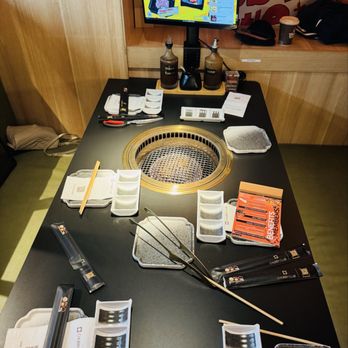 Chubby Cattle - Table set up. - Barbeque Near Me - Pleasanton, California