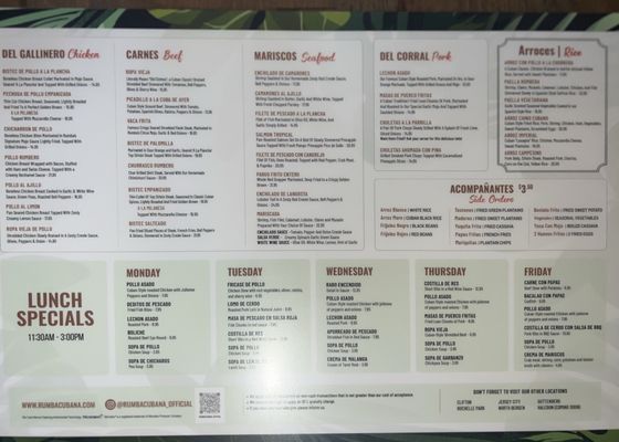 Menu photo 7 Rumba Cubana Clifton, NJ Menu photo 7 Rumba Cubana Clifton, NJ