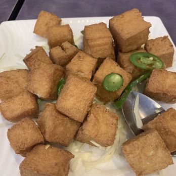 Enjoy Vegetarian Restaurant - Fried Tofu (without garlic)....Sooo delicious - Vegan Near Me - San Francisco, California Enjoy Vegetarian Restaurant - Fried Tofu (without garlic)....Sooo delicious - Vegan Near Me - San Francisco, California