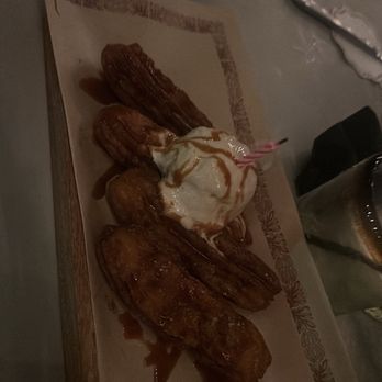 Tacolina - Churros with Vanilla Ice cream - Cocktail Bars Near Me - Los Angeles, California Tacolina - Churros with Vanilla Ice cream - Cocktail Bars Near Me - Los Angeles, California