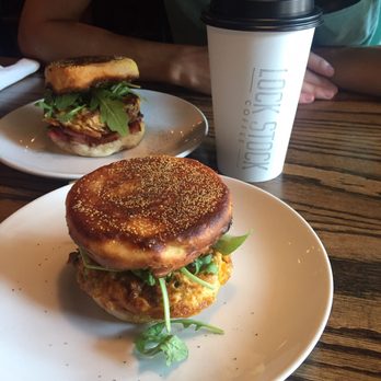 Lock Stock Coffee - Chorizo breakfast sandwich - Coffee & Tea Near Me - Edmonton, Alberta