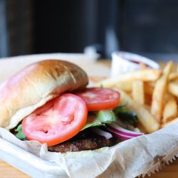 Bargain Burger: $8 - available Wednesday through Friday from 4-5:30!  (add fries for $2).