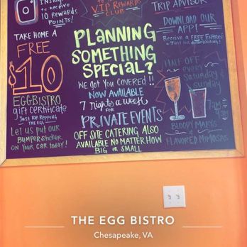 The Egg Bistro - Breakfast & Brunch Near Me - Chesapeake, Virginia