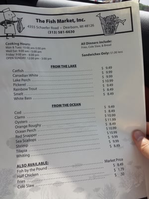 Menu photo 5 The Fish Market Dearborn, MI Menu photo 5 The Fish Market Dearborn, MI