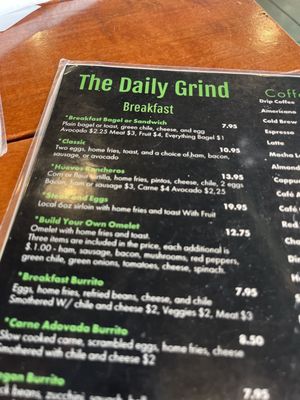 Menu photo 8 The Daily Grind Albuquerque, NM