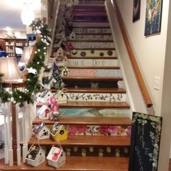 Junk To Jazz - Painted stairway.