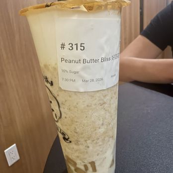 Shang Yu Lin - Peanut Butter Bliss Drink (No Caffeine) - Bubble Tea Near Me - Cupertino, California Shang Yu Lin - Peanut Butter Bliss Drink (No Caffeine) - Bubble Tea Near Me - Cupertino, California