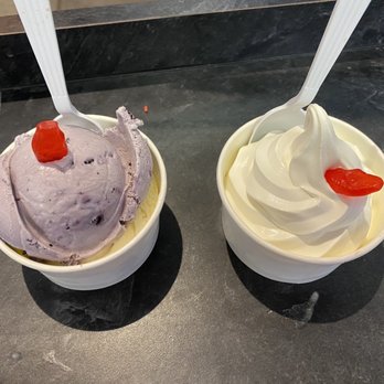 Penguin Ice Cream - Blueberry ice cream and banana cream pie ice cream - Ice Cream & Frozen Yogurt Near Me - Bernardsville, New Jersey Penguin Ice Cream - Blueberry ice cream and banana cream pie ice cream - Ice Cream & Frozen Yogurt Near Me - Bernardsville, New Jersey