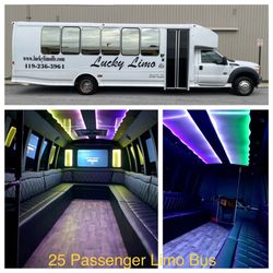 Lucky Limo - 25 Passenger Limo Bus