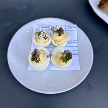 The Attic - Deviled eggs with caviar - Breakfast & Brunch Near Me - Long Beach, California The Attic - Deviled eggs with caviar - Breakfast & Brunch Near Me - Long Beach, California