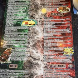 Menu 7/26