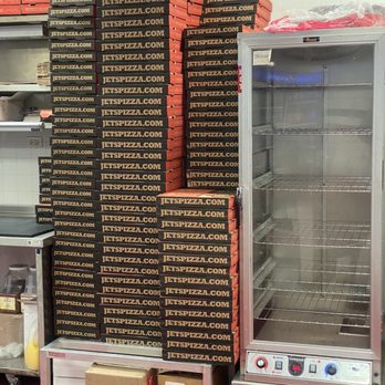 Jet's Pizza - Boxes ready for carry out - Pizza Near Me - Chicago, Illinois