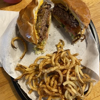 Nic's Grill - a hamburger and french fries - Burgers Near Me - Oklahoma City, Oklahoma Nic's Grill - a hamburger and french fries - Burgers Near Me - Oklahoma City, Oklahoma