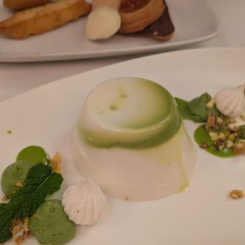 Perbacco - Pistachio Panna Cotta - Italian Near Me - San Francisco, California Perbacco - Pistachio Panna Cotta - Italian Near Me - San Francisco, California
