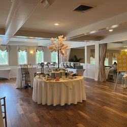 The Spring Lake Manor - Cocktails and appetizers in this section of the ballroom.