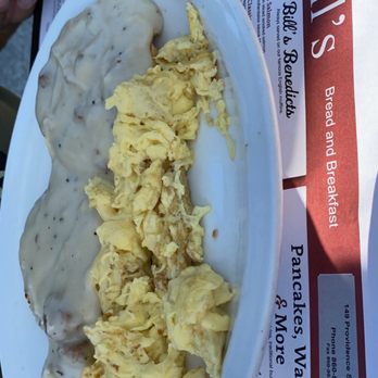 Bill's Bread and Breakfast - Sausage gravy in English muffin - Breakfast & Brunch Near Me - Putnam, Connecticut