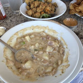 Rabalais' Bistro - seafood chowder and fried okra - Bakeries Near Me - Santa Paula, California Rabalais' Bistro - seafood chowder and fried okra - Bakeries Near Me - Santa Paula, California