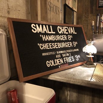 Small Cheval- Wicker Park - Menu (9/14/19) - Burgers Near Me - Chicago, Illinois Small Cheval- Wicker Park - Menu (9/14/19) - Burgers Near Me - Chicago, Illinois