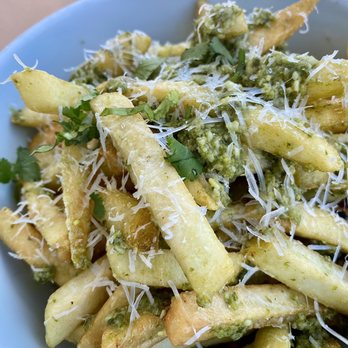 Aki Fresh Mex - Pesto Fries to die for ! - Mexican Near Me - Marina, California Aki Fresh Mex - Pesto Fries to die for ! - Mexican Near Me - Marina, California