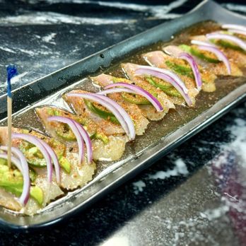 Itzavy Sushi - Yellowtail Carpaccio ( 10pc ) - Sushi Bars Near Me - Reno, Nevada
