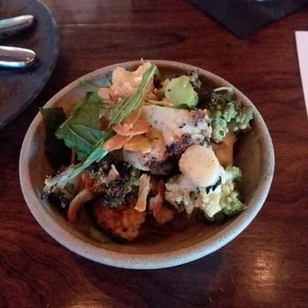 Sparrow + Wolf - Wood roasted Romanesco and sugar snap peas with Thai chili, coconut - New American Near Me - Las Vegas, Nevada